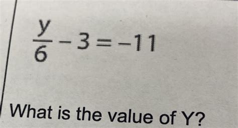 6 3y|what is y 6 3.